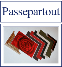 PlakatShop laver blandt andet også passepartout på sit værksted. I alle farver, og naturligvis på syrefrit karton.